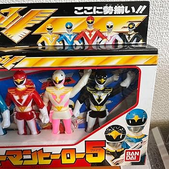 Amazon.co.jp: 鳥人戦隊ジェットマン ファイブセット ソフビ